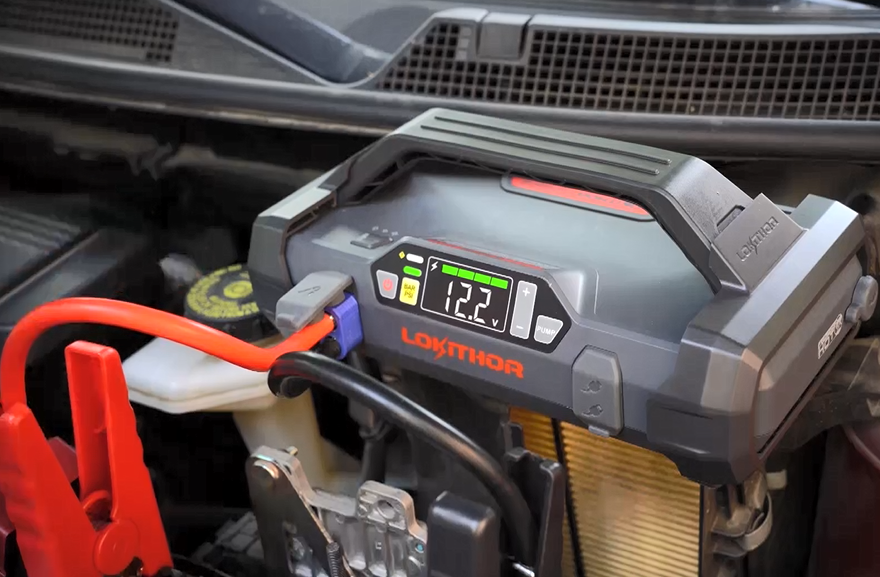汽車應急啟動電源品牌Lokithor功能測試