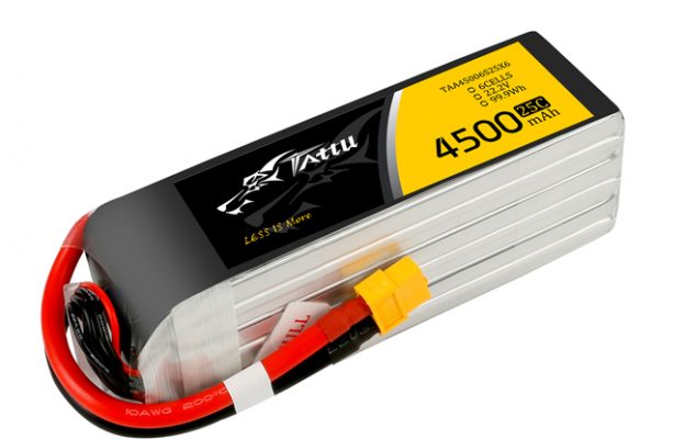 4500mAhFPV無人機聚合物鋰電池6S1P22.2V25C