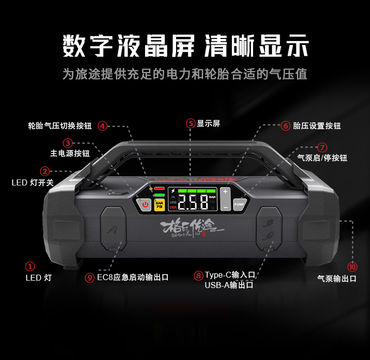 格氏優(yōu)途汽車應(yīng)急啟動(dòng)電源 lokithor