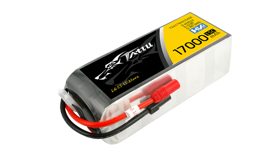 17000mAh軟包無人機鋰電池6s1p 22.8V高壓版tattu