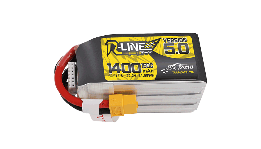 22.2V新款fpv無人機(jī)電池5.0版6S1P_1400mAh_放電150C