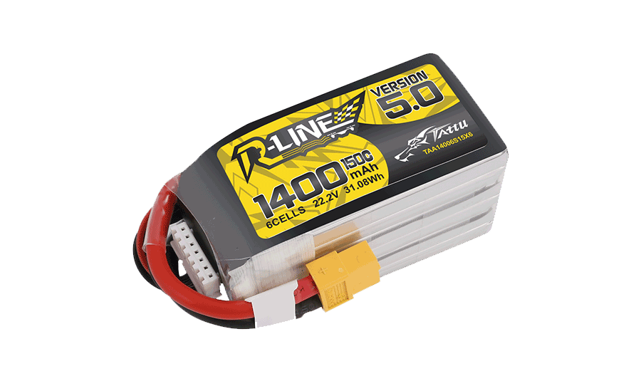 22.2V新款fpv無人機(jī)電池5.0版6S1P_1400mAh_放電150C