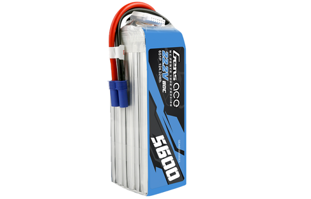 5600mAh22.2V80C航模直升飛機電池6S1P