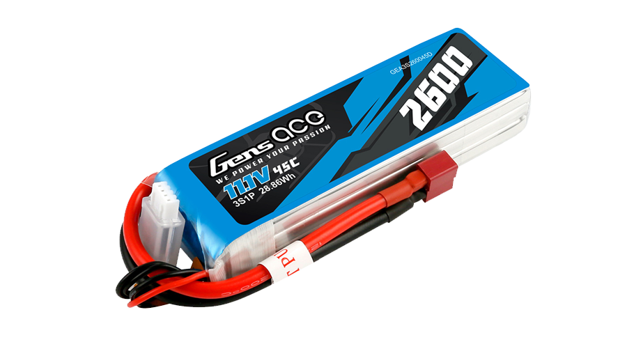 2600mAh航模直升飛機電池45C 11.1V