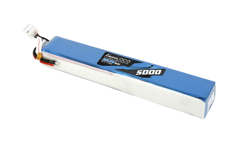 5000mAh44.4V電動(dòng)模型直升機(jī)電池12S1P_支持60C放電