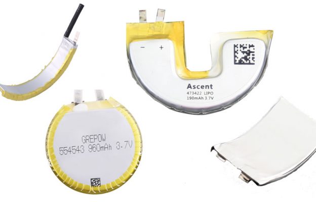 彎形電池 彎曲形狀聚合物鋰電池