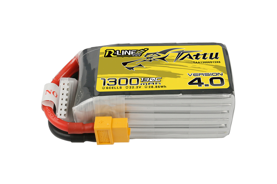 TATTU1300mah 130cfpv電池22.2V6S1P