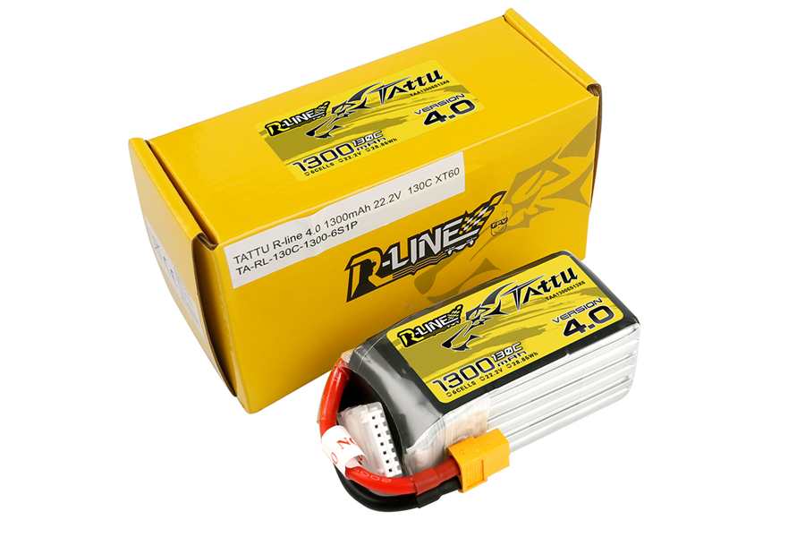 TATTU1300mah 130cfpv電池22.2V6S1P