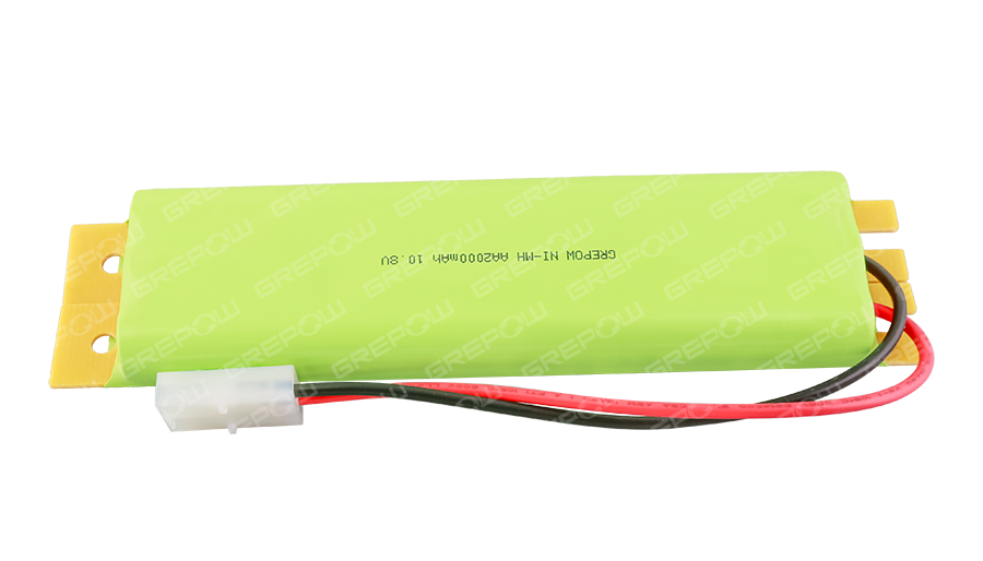 10.8V 2000mAh AA消防應(yīng)急吸項(xiàng)燈高溫鎳氫電池