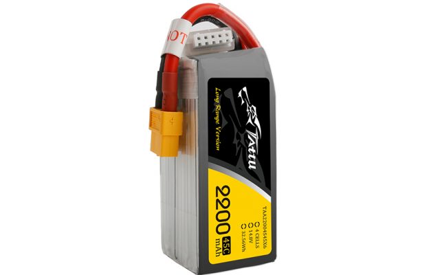 fpv無人機電池2200mAh45C14.8V4S1P-TATTU經典款