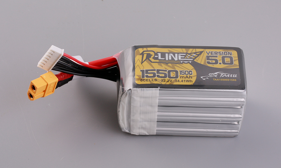 fpv比賽競速無人機電池1550mAh150C22.2V6S1P-TATTU-R-LINE5.0