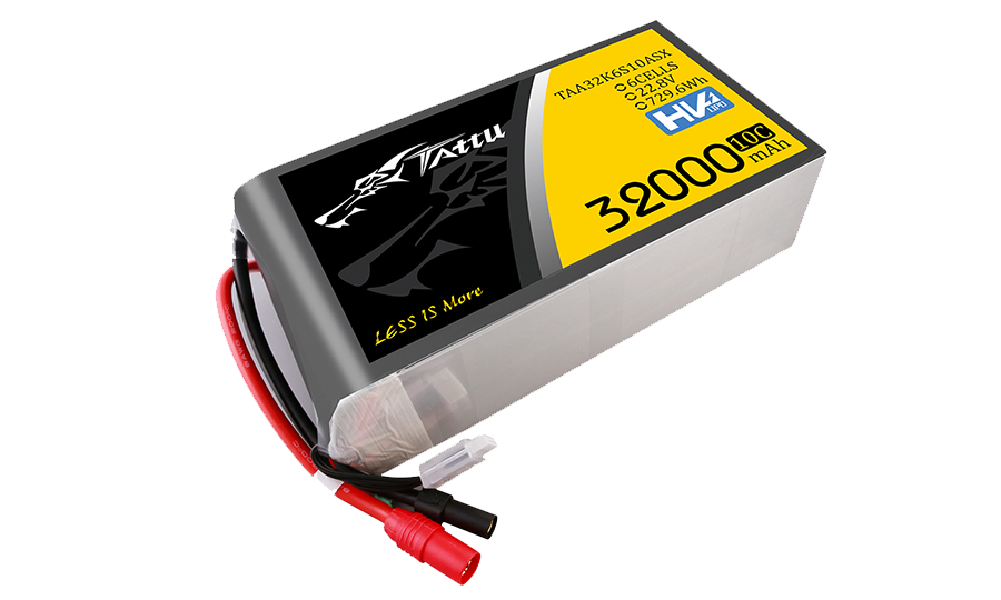 HV2.0-32000mAh22.8V無人機電池6S1P高壓版10C-XT90-S