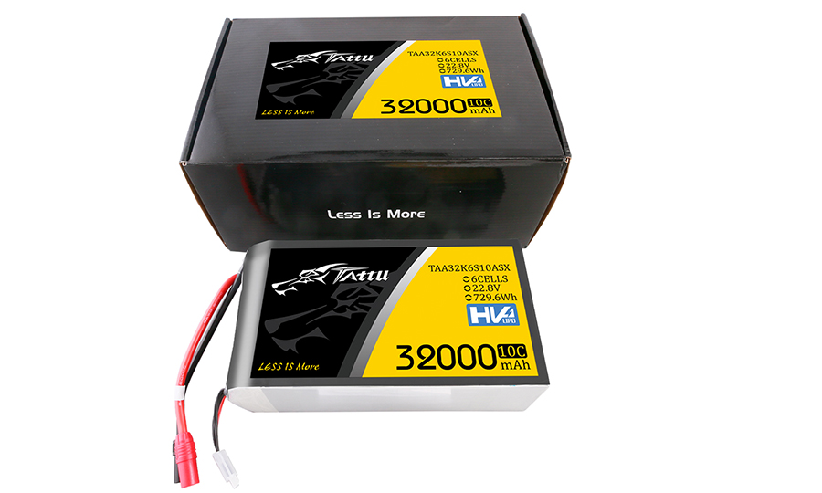 HV2.0-32000mAh22.8V無人機電池6S1P高壓版10C-XT90-S