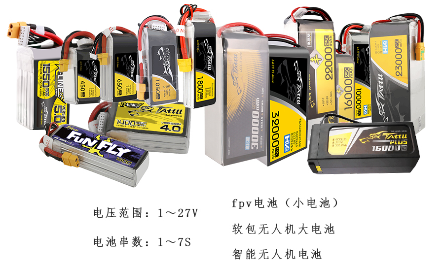 1到7S無人機電池