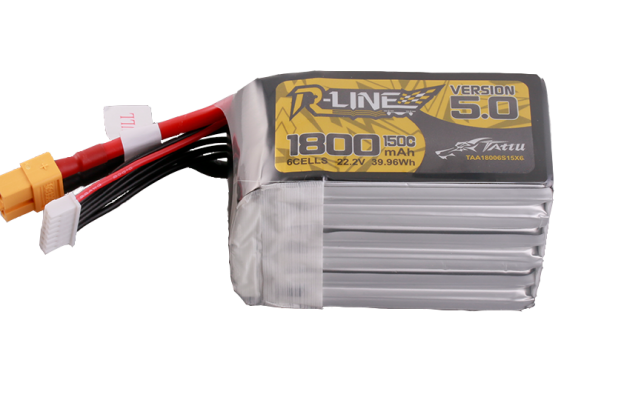 6寸fpv機(jī)型無人機(jī)電池1800mAh150C22.2V6S1P