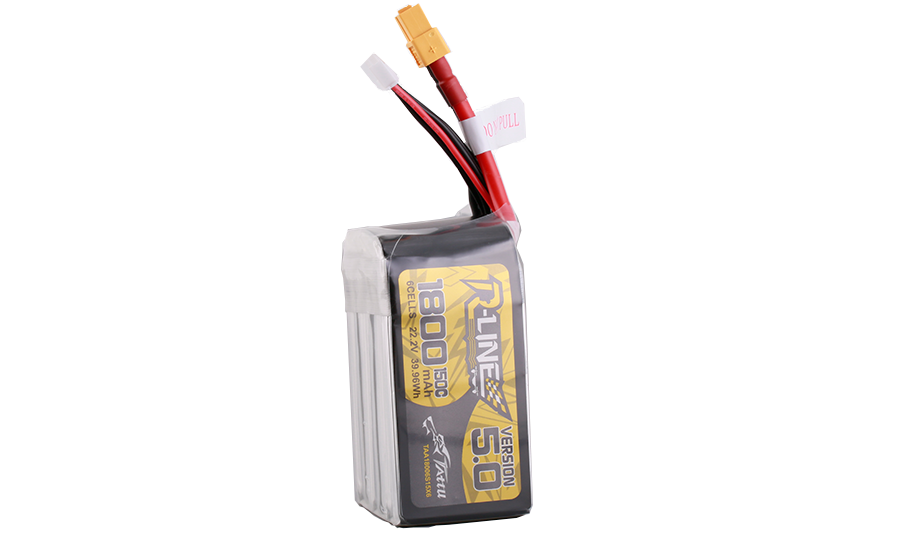 6寸fpv機(jī)型無人機(jī)電池1800mAh150C22.2V6S1P