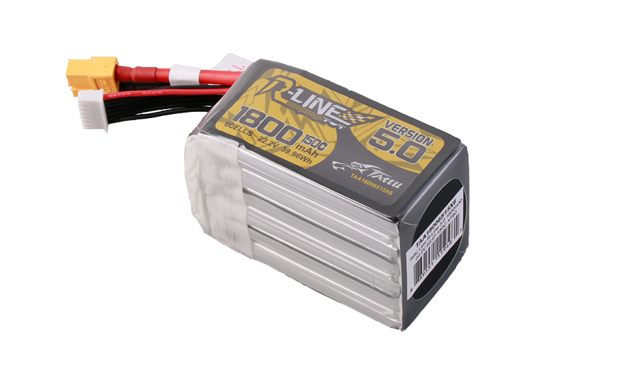 6寸fpv機(jī)型無人機(jī)電池1800mAh150C22.2V6S1P
