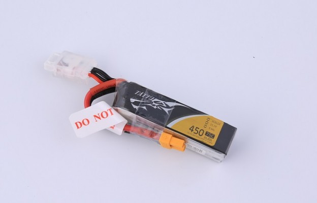 TATTU FPV無人機聚合物鋰電池11.1V450mAh