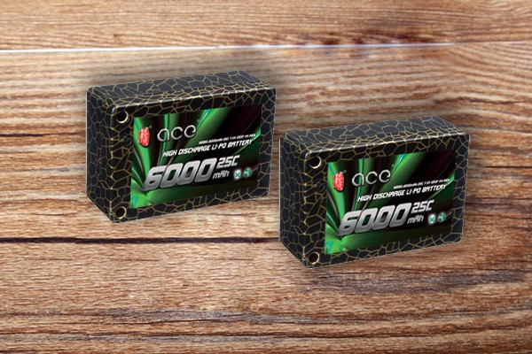 格氏ACE 6000mAh 25C 7.4V車模電池